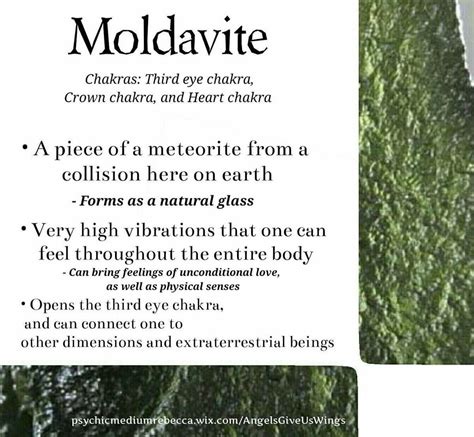 Moldavite Spiritual Crystals Crystal Healing Stones Crystals And