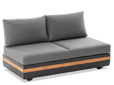 Niehoff Volano Loungesofa Sitzer Alu Teak Gartenm Bel L Nse