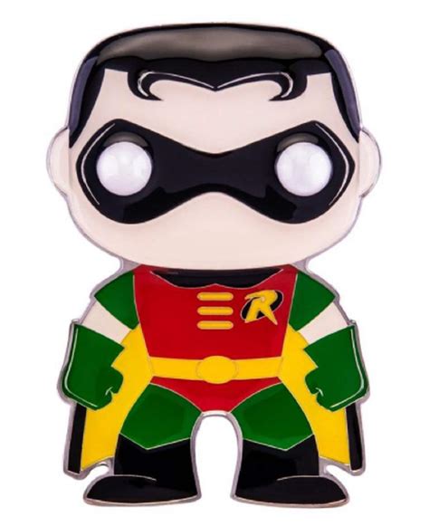 Funko Pop Dc Super Heroes Robin 02 Enamel Pin Metal Badge