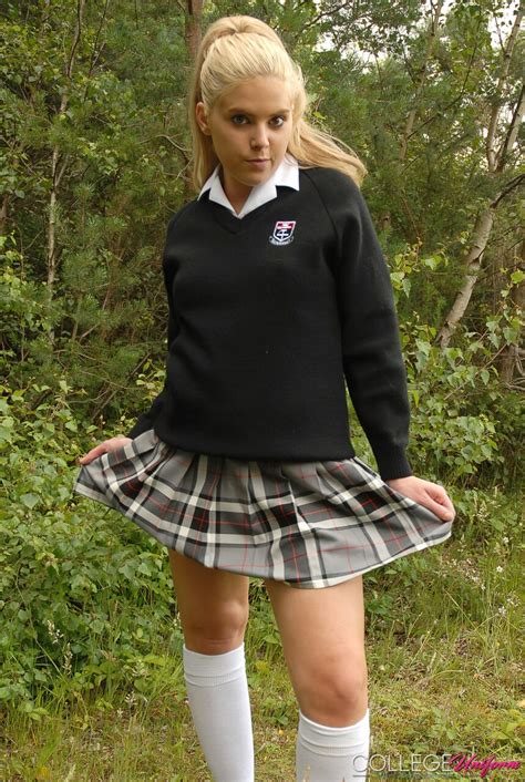 College Uniform Starring Gemma Laming Naked XXX CoedCherry