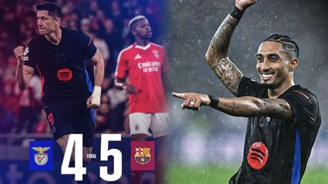 Barcelona venció 5 4 al Benfica en un partidazo por la Champions La Razón