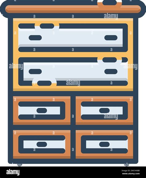 Chest Of Drawers Stock Vector Images Alamy