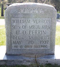 William Verbon Perrin 1915 1937 Mémorial Find a Grave