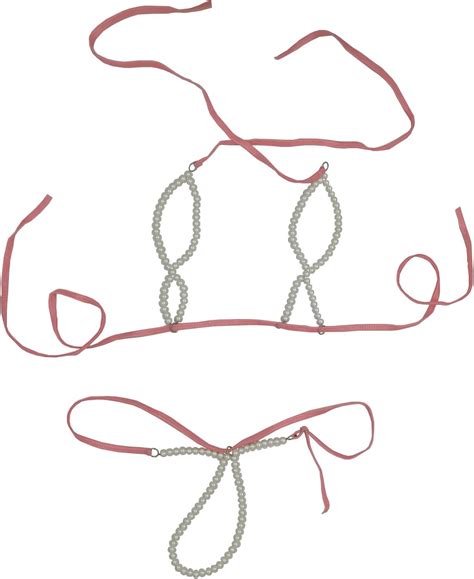 Amazon Honanda Women S Sexy Pearl Massage Mini Micro Bikini G String T Thong Halter