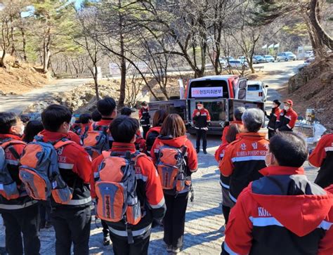 동부지방산림청 산불진화 훈련 실시 한국영농신문