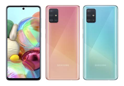 Les Samsung Galaxy A51 et Galaxy A71 officiels en France à des prix