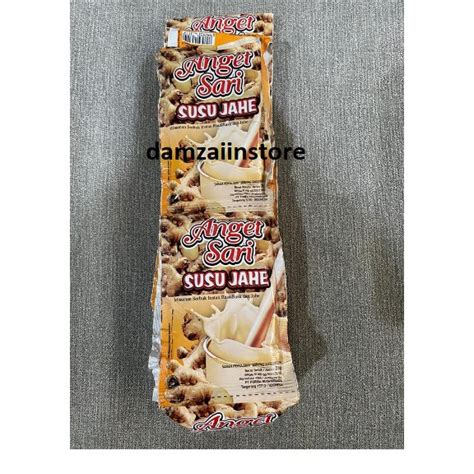 Jual Susu Jahe Anget Sari Sachet Per Renceng Shopee Indonesia