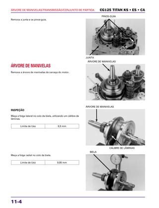 Manual De Servi O Cg Titan Ks Es Cg Cargo Manivela Pdf