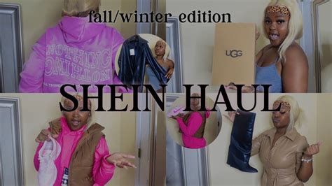 SHEIN HAUL TRY ON FALL WINTER EDITION YouTube