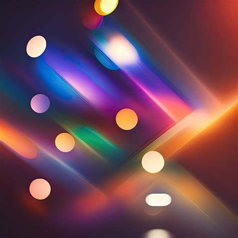 Premium AI Image Abstract Blurred Lights