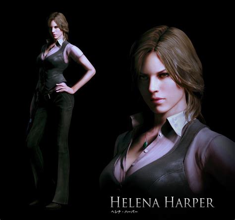 Helena Harper Capcom Resident Evil Resident Evil Striped Official Art Girl Blonde Hair