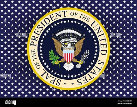 President of the United States logo seal Stock Photo - Alamy