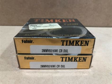 Timken Fafnir Mmv Wi Dul Super Precision Bearings Skf Cd