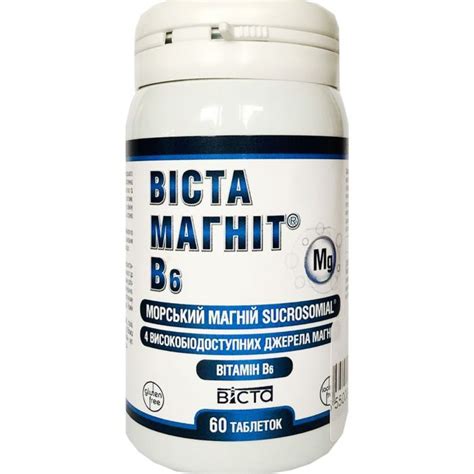 Віста Магніт В6 таблетки №60 ERBA VITA S.p.A (Сан-Маріно) купити за ...