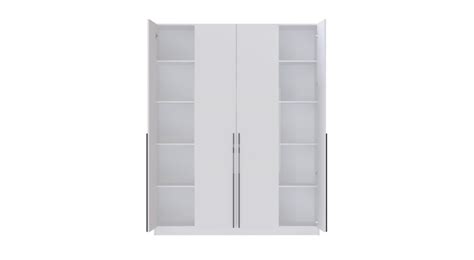 Распашной шкаф Берген ШК 1600, Белый четырехдверный купить недорого с ...