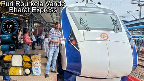 Puri Rourkela Vande Bharat Express Inaugural Train Journey Odisha S