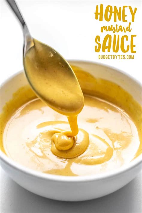 Honey Mustard Sauce Creamy Sweet And Tangy Budget Bytes