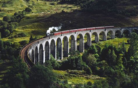 Download Cool Harry Potter Train Bridge Wallpaper | Wallpapers.com