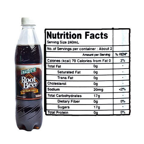 Zest O Root Beer 500ml