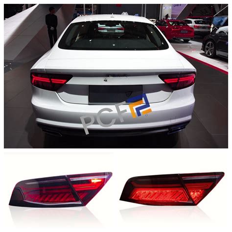 For Audi A7 2012 2018 Upgrade LED Flow Light Steering Rear Tail Lights