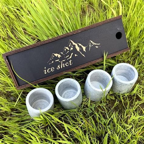 Купить рюмки из камня стеатита «ICE SHOT» 4 штуки в Минске в интернет ...