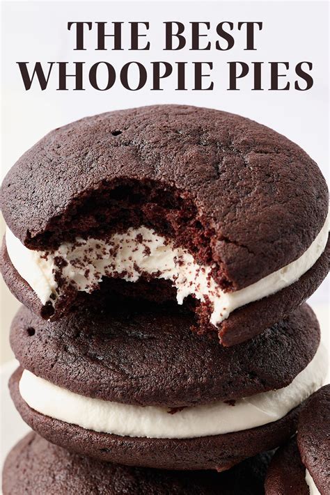 The Best Whoopie Pies Recipe This Homemade Recipe For Classic Whoopie Pies Feature Fluffy