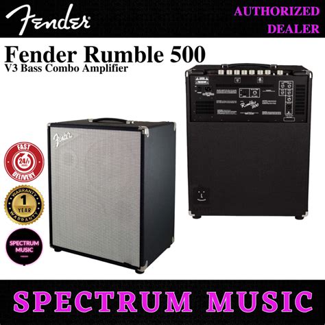 Fender Rumble 500 V3 Bass Combo Amplifier Shopee Malaysia