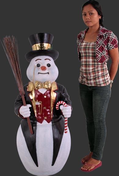 Snowman 4ft. 4ft Snowman Statue