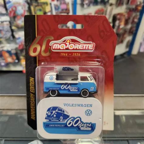 MAJORETTE 60TH Anniversary Deluxe Cars Volkswagen T1 EUR 12 36