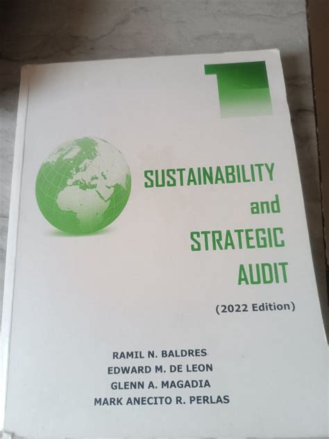 Sustainability And Strategic Audit Ed Hobbies Toys Books