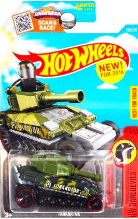Amazon Hot Wheels Hw Daredevils Tanknator Green Toys Games