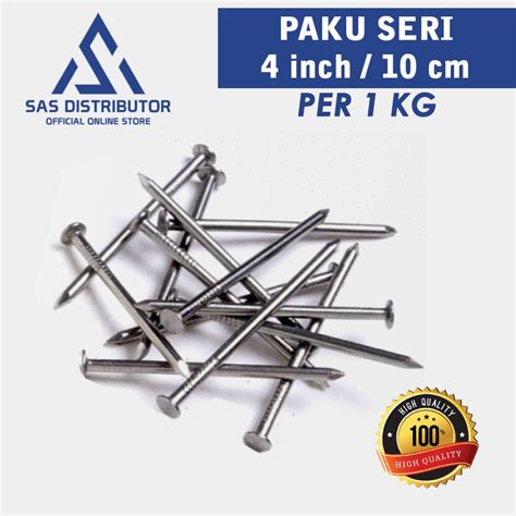 Jual Paku Kayu Seri 4 Cm 5 Cm 7 Cm 10 Cm 1 Kg Paku Seri 1 5 2