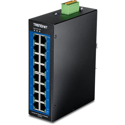16-PORT INDUSTRIAL SWITCH MANAGED DIN RAIL SWITCH (TI-G160I)