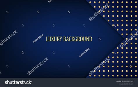 Blue Gold Geometric Background Vector Illustration Stock Vector ...