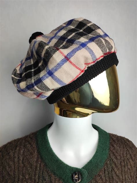 HIGHLAND Scottish Wool Hat Traditional Mens Tartan Bonnet - Etsy