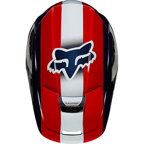 Fox Racing V1 Ultra Helmet White Red Blue - Sixstar Racing