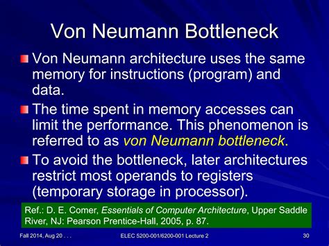 Bottleneck Of Von Neumann Architecture 3