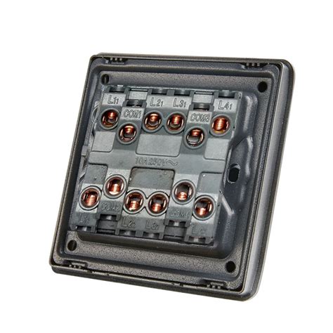 Дулха 4 Gang 2 Way настенный светильник переключатель 10A 110~ 250V ...