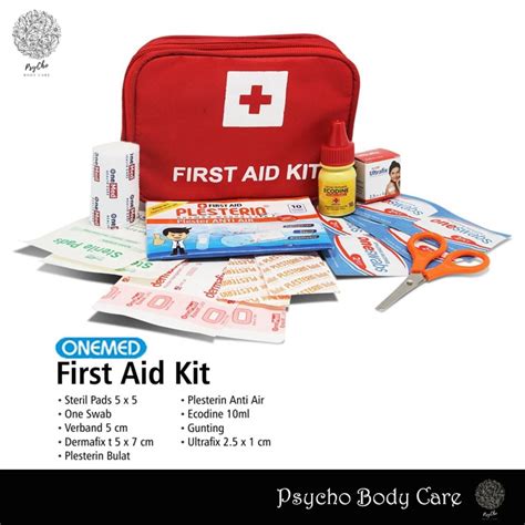 Jual P3K Kit Travel Lengkap First Aid Kit Travel Bag OneMed Original