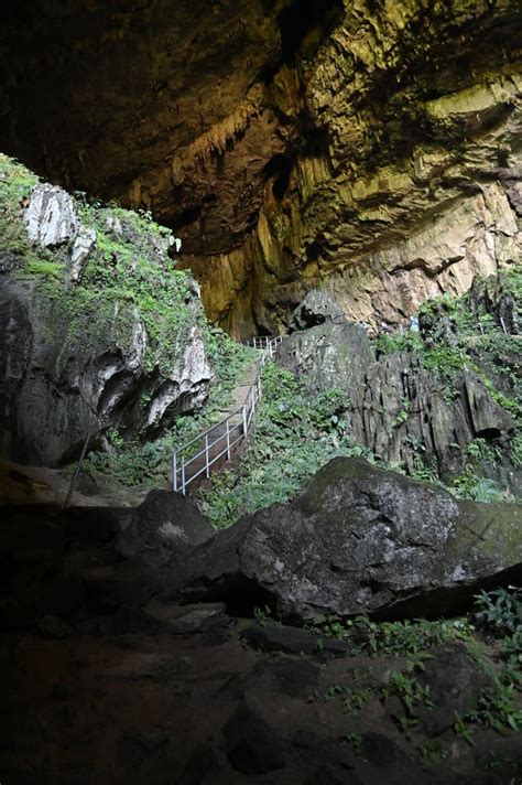 The Fairy Cave And Wind Cave Of Bau Sarawak Borneo Malaysia Stock