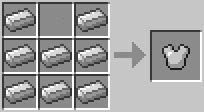 Minecraft iron chestplate recipe