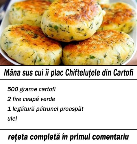 Chifteluțe de cartofi fragede cu verdeață și usturoi Rețeta