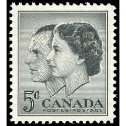 Buy Canada 374 Queen Elizabeth II Prince Philip 1957 5 Vista