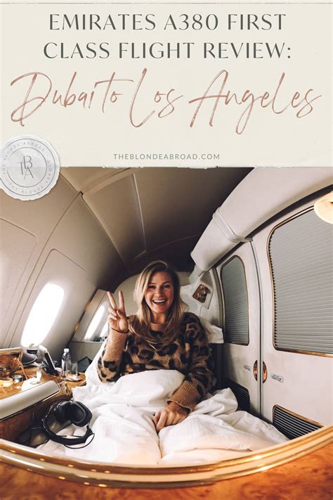 Emirates A380 First Class Flight Review Dubai To La The