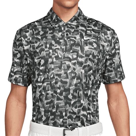 Nike Dri Fit Tour Confetti Print Golf Polo Shirt Snainton Golf