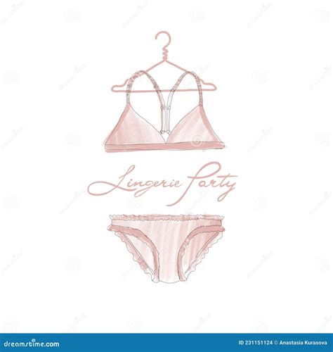 Fashionable Lingerie Lace Panty And Bra On White Background Beautiful Silk Lace Female