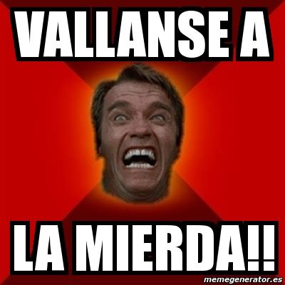 Meme Arnold Vallanse A La Mierda