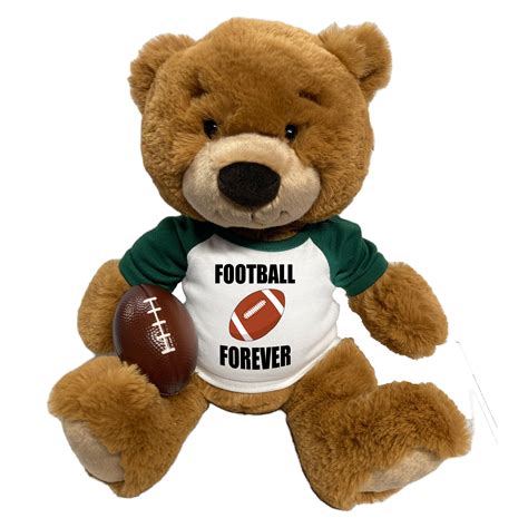 Personalized Football Teddy Bear 14 Ginger Bear Mandys Moon