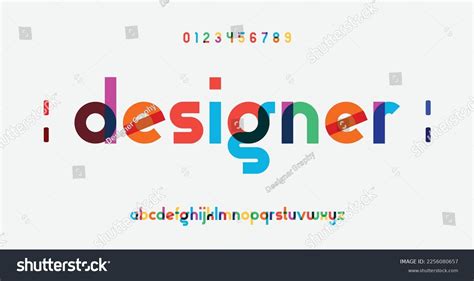 Modern Creative Alphabet Future Fonts Style Stock Vector (Royalty Free) 2256080657 | Shutterstock