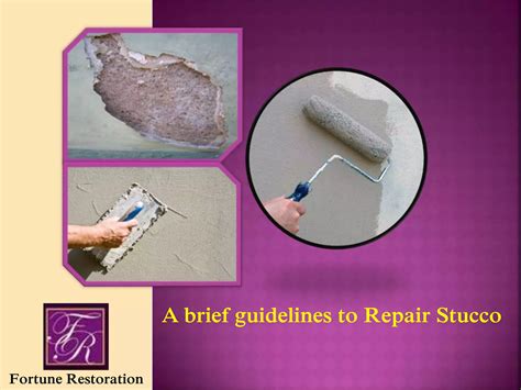 A Brief Guidelines To Repair Stucco Ppt